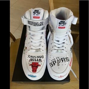 Supreme White Multicolor Sneakers